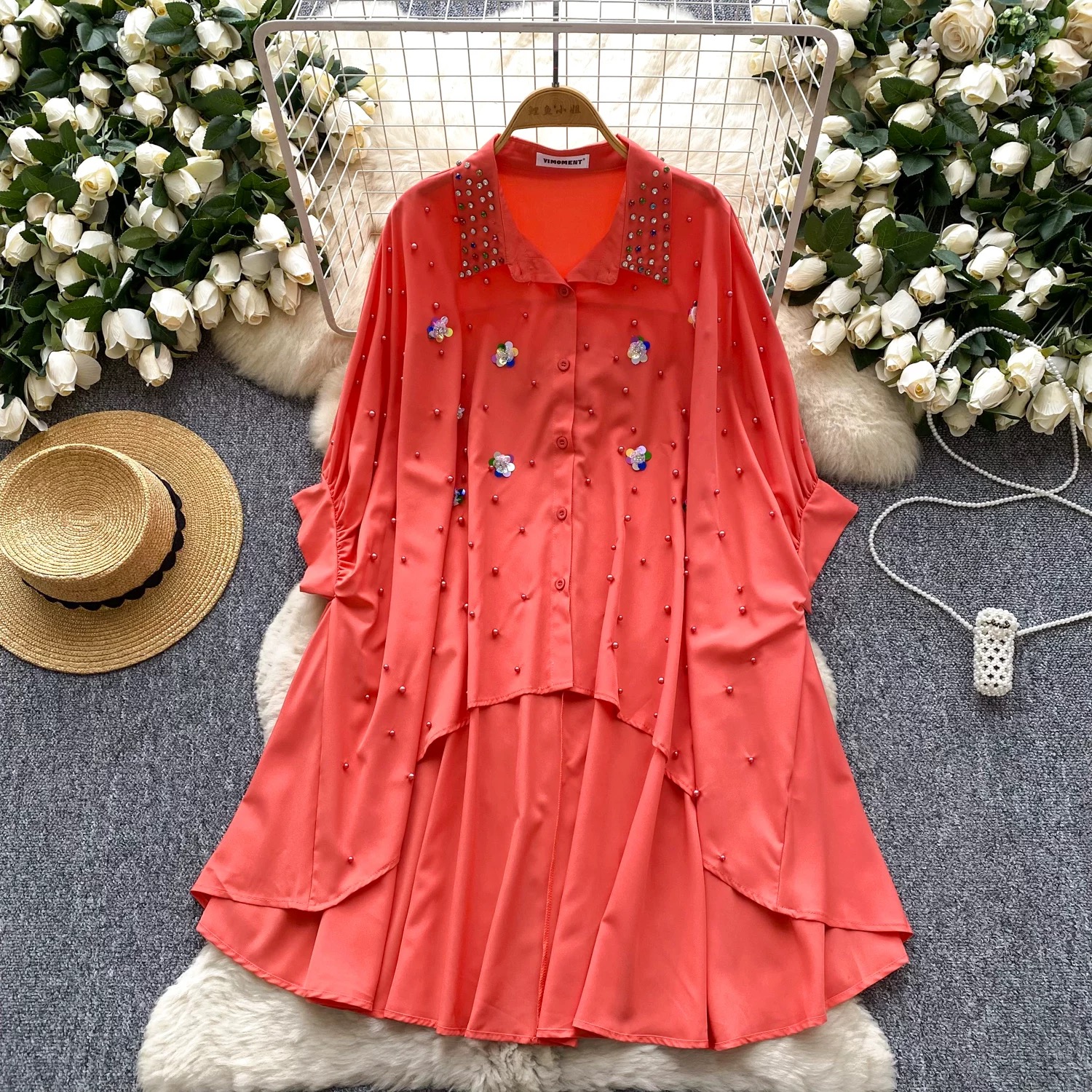 Cherie rose shirt dress SD110 images